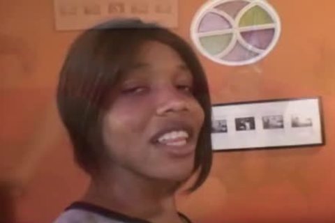 black lady-teen With A big darksome dick Destroys Hunk arse