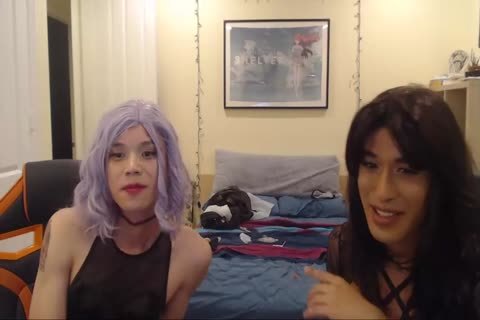 oriental Crossdresser gets drilled On Chaturbate! #2