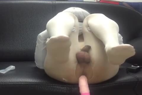 Chinese Crossdresser Cosplayer Trap Mechine butthole fucked