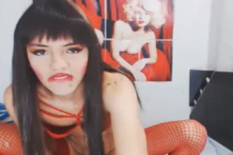 latin chick tranny acquires Her sleazy ass slammed
