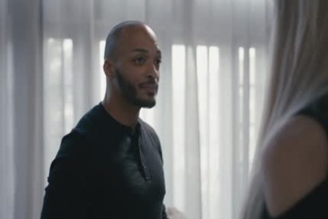 black guy plows busty Transbabe Aubrey Kates anal On The bed