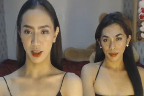 asian Skinny tgirls big 10-Pounder oral stimulation-job