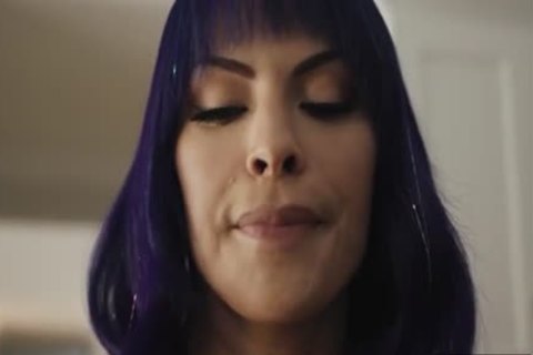 Trans playgirl Foxxy Sucked Plumbers Pipe