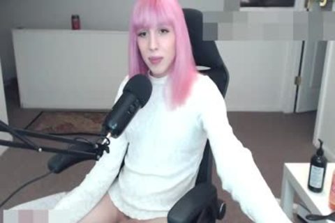 Pink Hair tranny Beauty web camera Solo