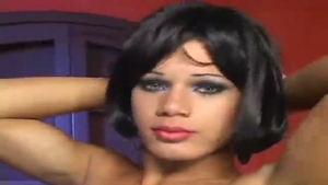 pounding A Ladyboy On The couch