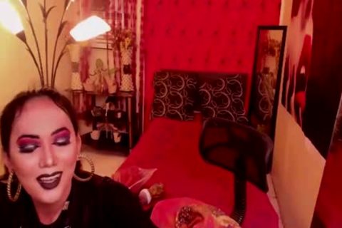 Magnificent tranny Masturbating Wildly