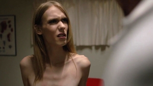 Transsensual.com: Crystal Thayer wearing dress cumshot