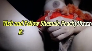 bulky butthole And large marangos oriental lady-man Strokes Her dick