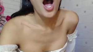 fine Thailand Ladyboy Strokes Her weenie