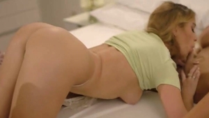 Arouse lady-man And Her slut Girlfriend have a enjoyment 69 Position