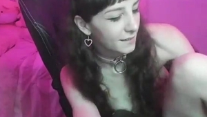 Petite American Transgirl Masturbates Her 10-Pounder On cam