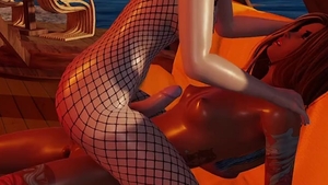 MilenaTS Meets Her Match with Another Shemale