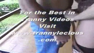 blonde Bombshell t-girl acquires hammered And