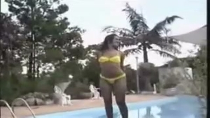 Mutual Poolside painfully With A nasty Ladyboy